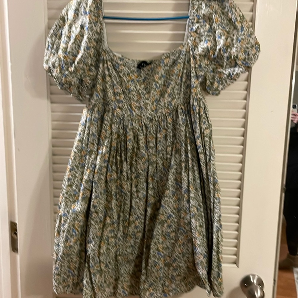 Vici floral mini babydoll dress. Size XL.